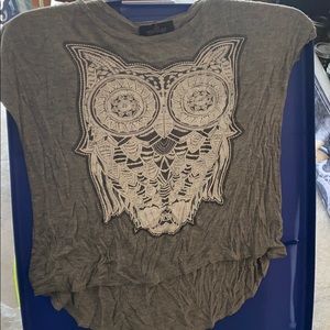 Small owl t shirt